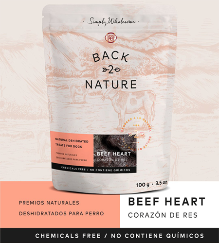 Back 2 Nature Treats (deshidratado corazón de res)