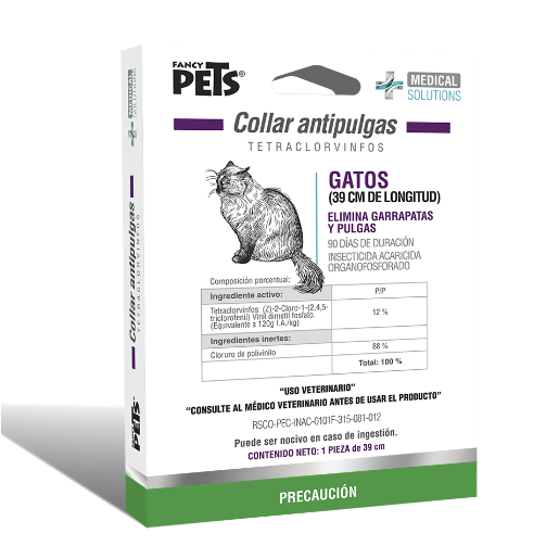 Collar Hartz Contra Pulgas y Garrapatas p/gatos