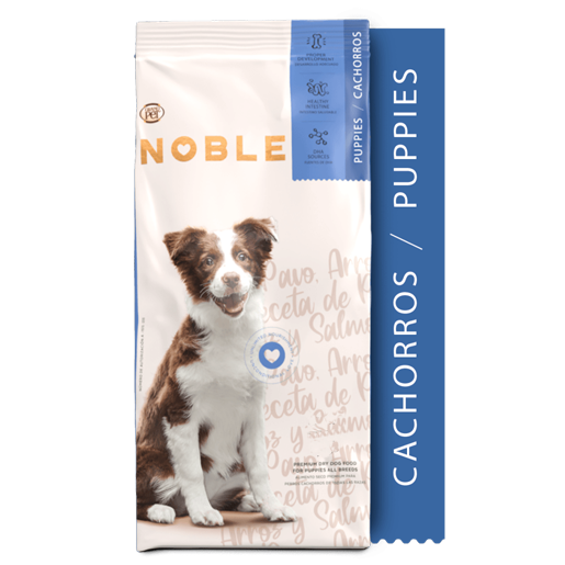 GrandPET Noble Cachorro Receta Pavo, Pescado y Salmón