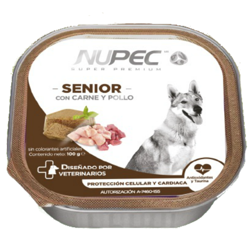 Nupec Senior con carne y pollo (Húmedo)